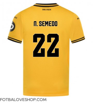 Wolves Nelson Semedo #22 Domácí Dres 2024-25 Krátký Rukáv